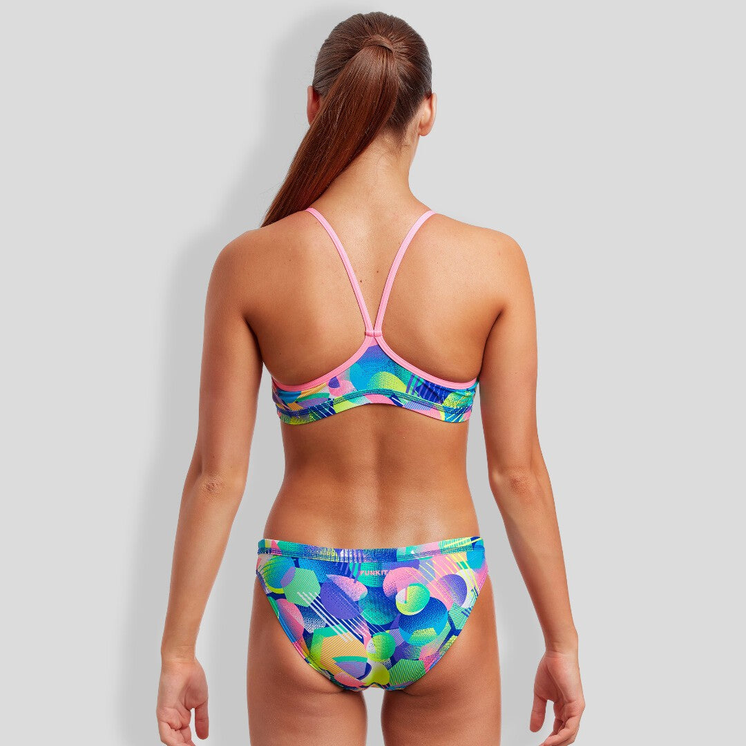 Funkita Girls Racer Back Two Piece - Supernova