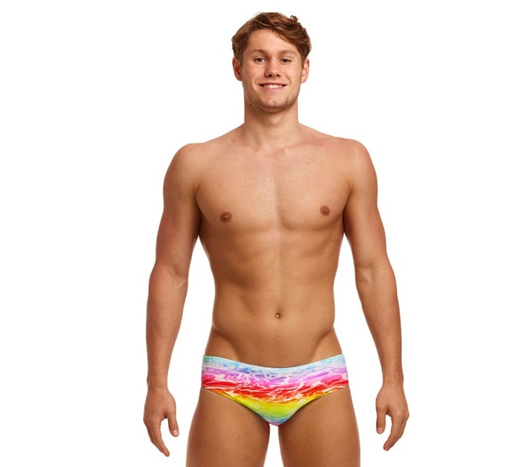 Funky Trunks Mens Briefs - Lake Acid