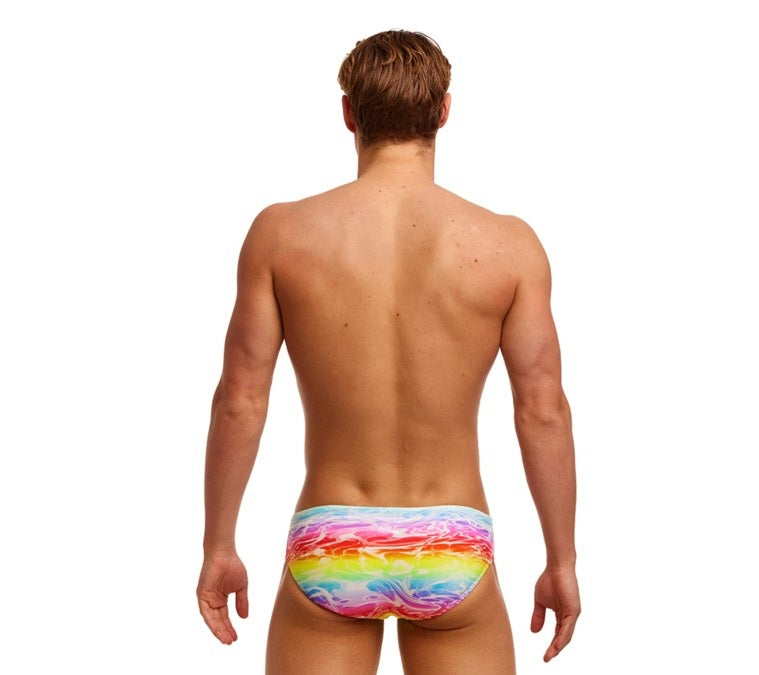 Funky Trunks Mens Briefs - Lake Acid