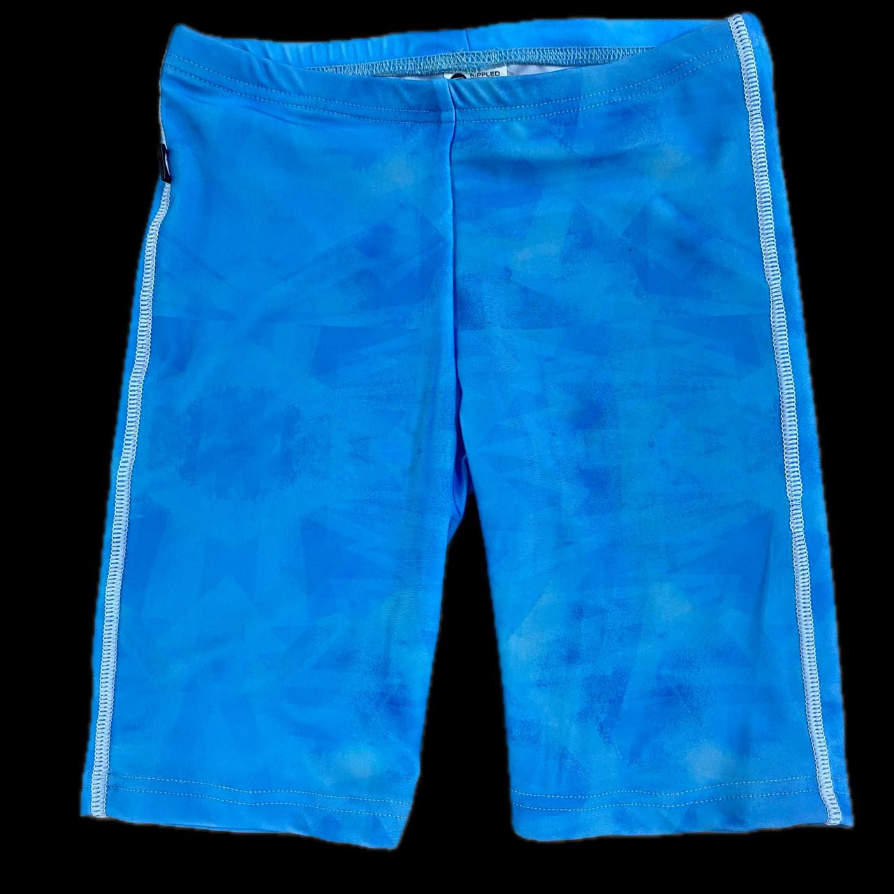 Rippled Effect Mens Jammers Blue Prism
