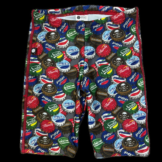 Rippled Effect Boys Jammers - Bottle Caps