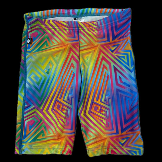 Rippled Effect Boys Jammers - Lumo Geo