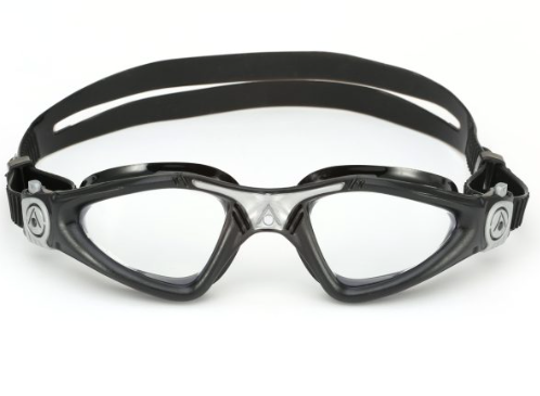 Aquasphere Kayenne - Clear Lens - Black/Silver Swim Goggles