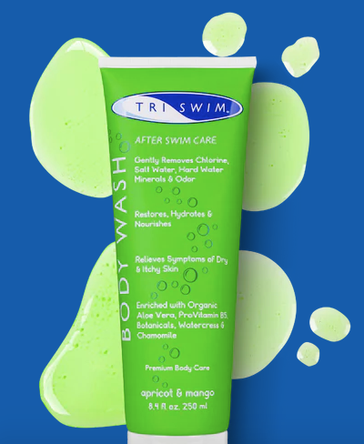 TriSwim Chlorine Removal Body Wash for Swimmers (250ml)