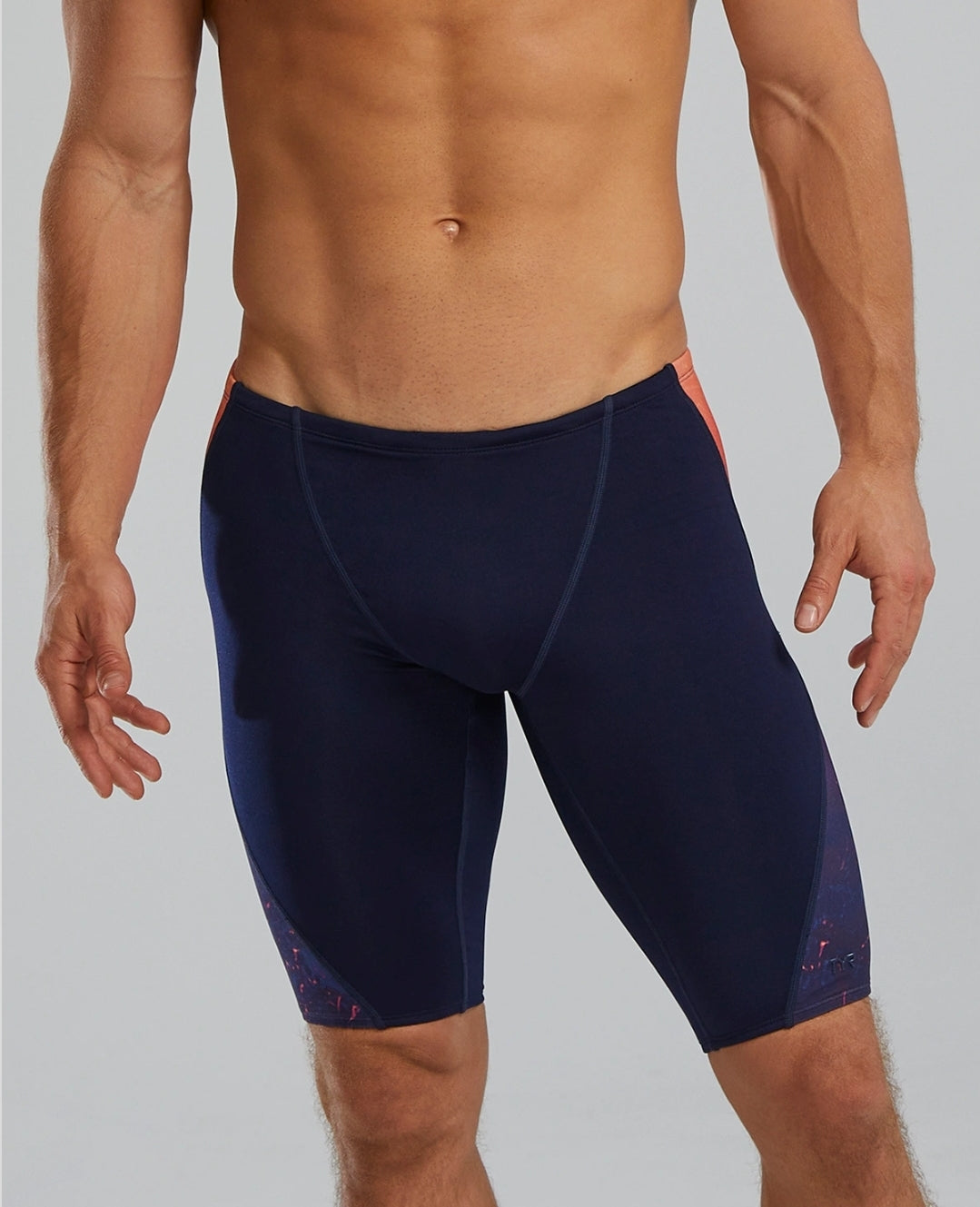 TYR Men's Durafast Elite Infrared Blade Jammer - Navy/Multi