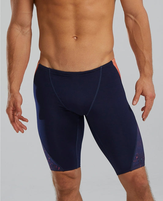 TYR Men's Durafast Elite Infrared Blade Jammer - Navy/Multi