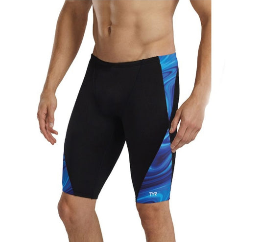 TYR Men's Durafast Elite Vitality Blade Splice Jammer - Blue