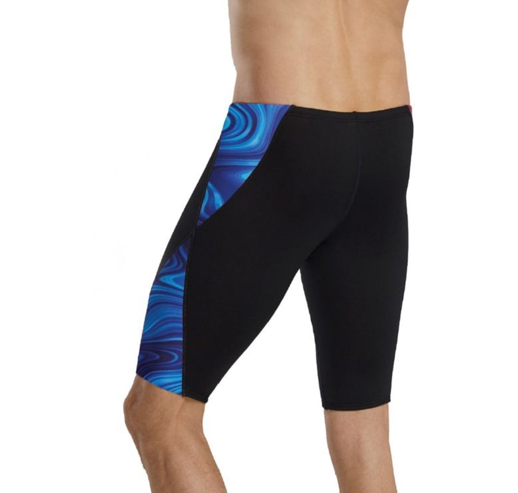 TYR Men's Durafast Elite Vitality Blade Splice Jammer - Blue
