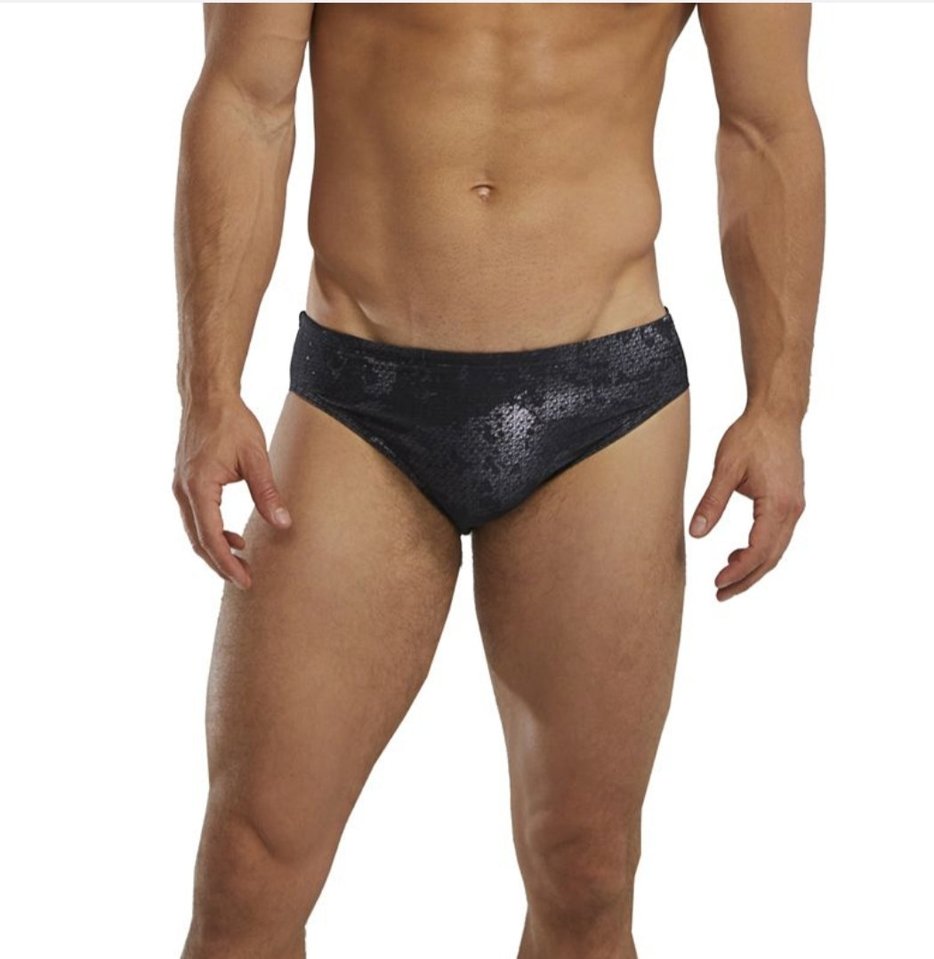 TYR Men's Ison Racer Briefs - Titanium