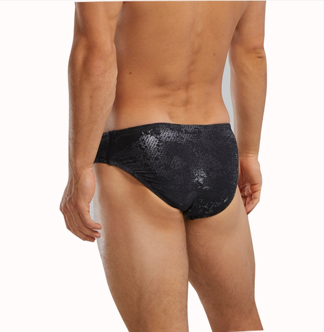 TYR Men's Ison Racer Briefs - Titanium
