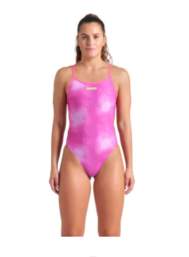 Arena Women's Challenge Back Tie-Die Pink
