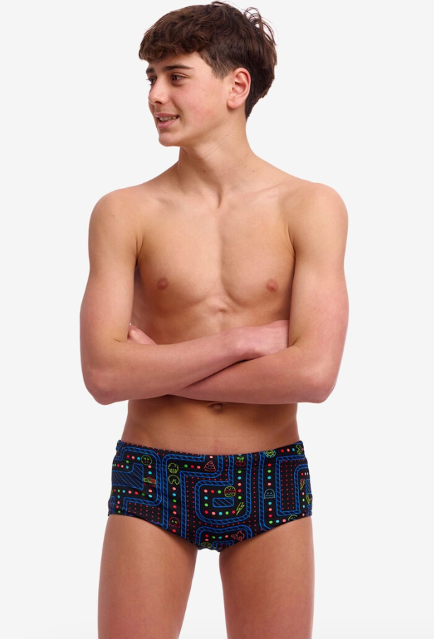 Funky Trunks Boys Sidewinder Trunks - Chomp Chomp