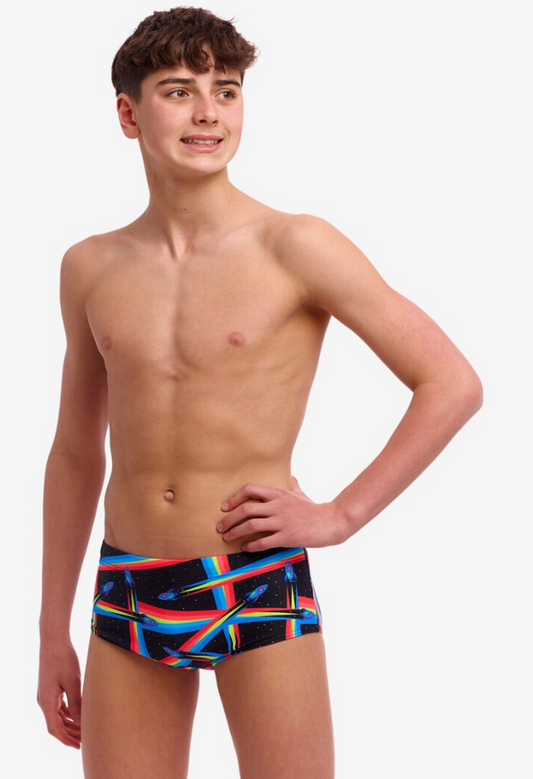 Funky Trunks Boys Sidewinder Trunks - Pocket Rocket