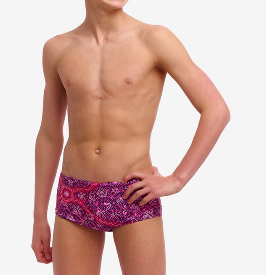 Funky Trunks Boys Sidewinder Trunks - Walk Together