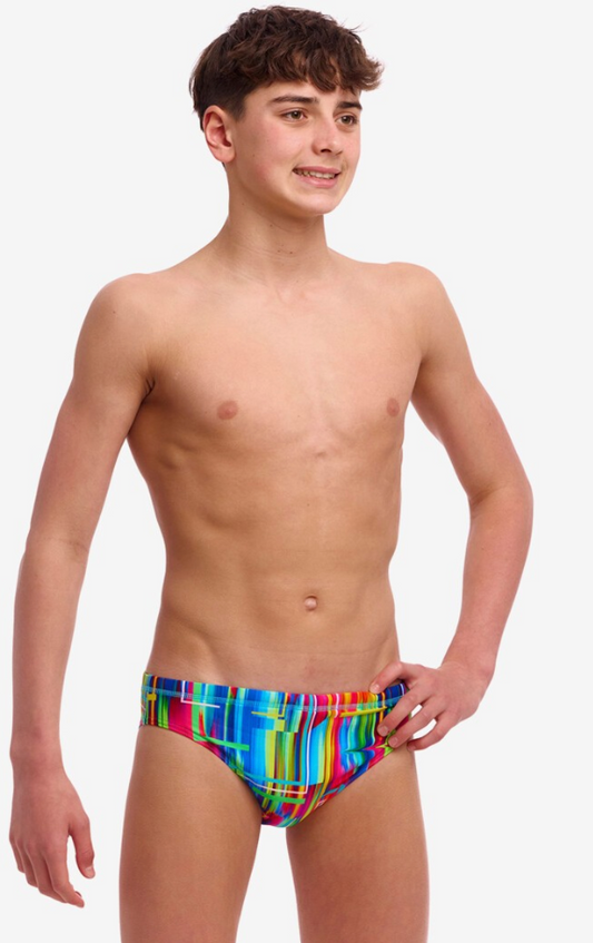 Funky Trunks Boys Briefs - The Glitch