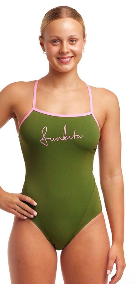 Funkita Womens One Piece Single Strap - Glamo camo