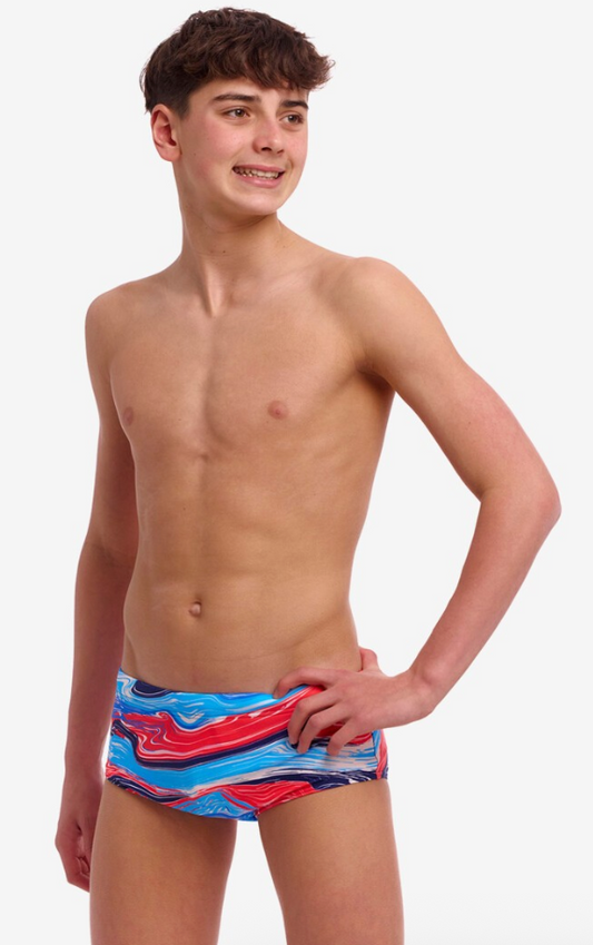 Funky Trunks Boys Sidewinder Trunks - Wave Craze