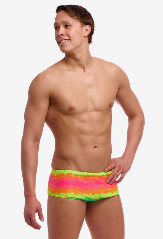 Funky Trunks Mens Sidewinder Trunks - Melting Mayhem