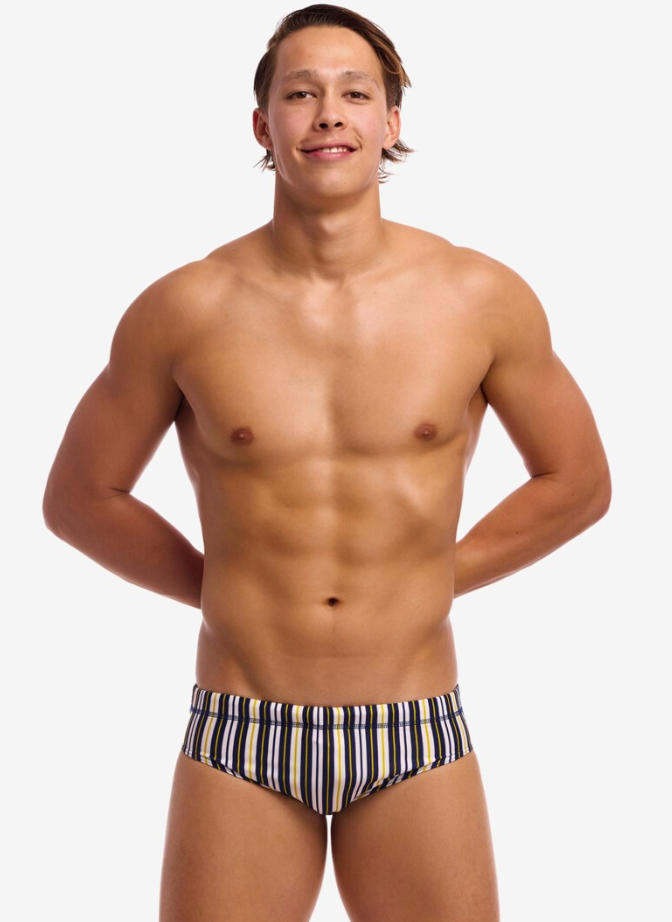 Funky Trunks Mens Briefs - Admiralty Stripe