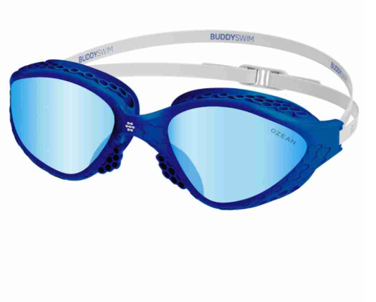 Buddyswim Ozean Goggles Navy-white/light blue