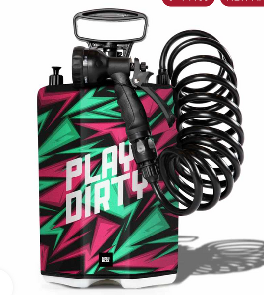 Beach Box Portable shower 5L Dirty Pink/green