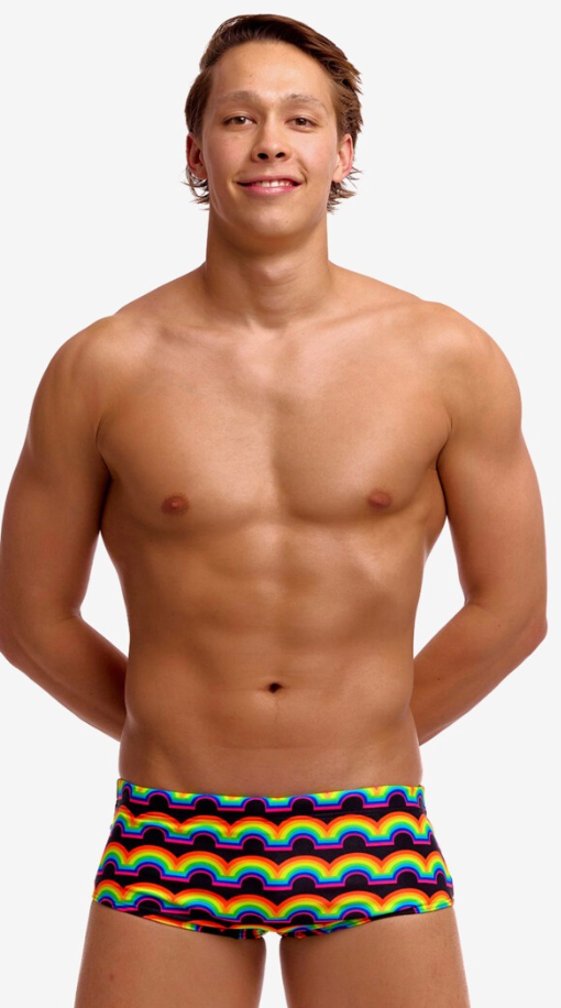 Funky Trunks Mens Sidewinder Trunks - Rainbowie