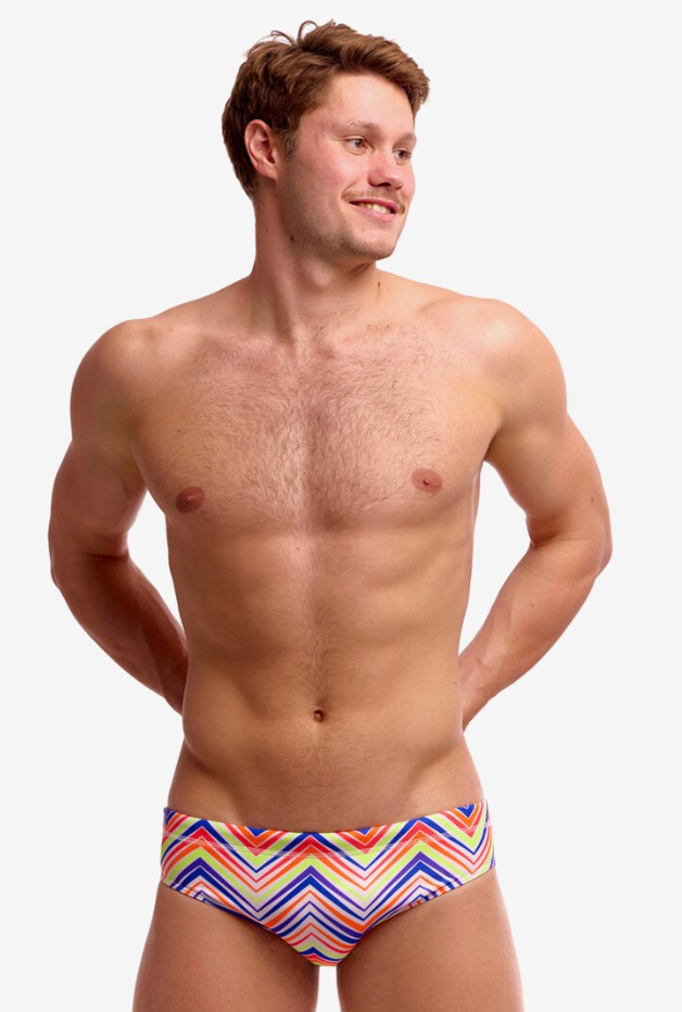 Funky Trunks Mens Briefs - Down Up