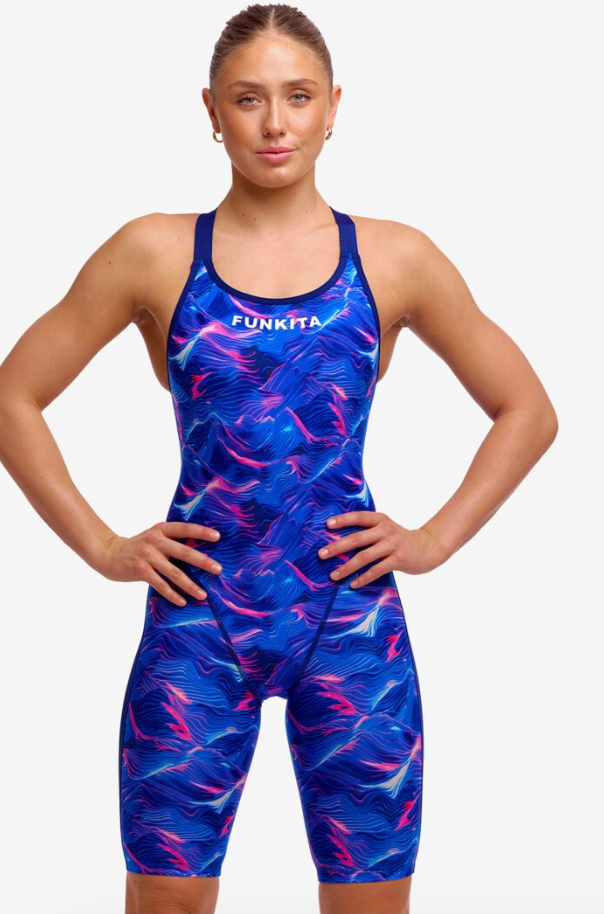 Funkita Womens Fast Legs Knee Suit - Rising tide