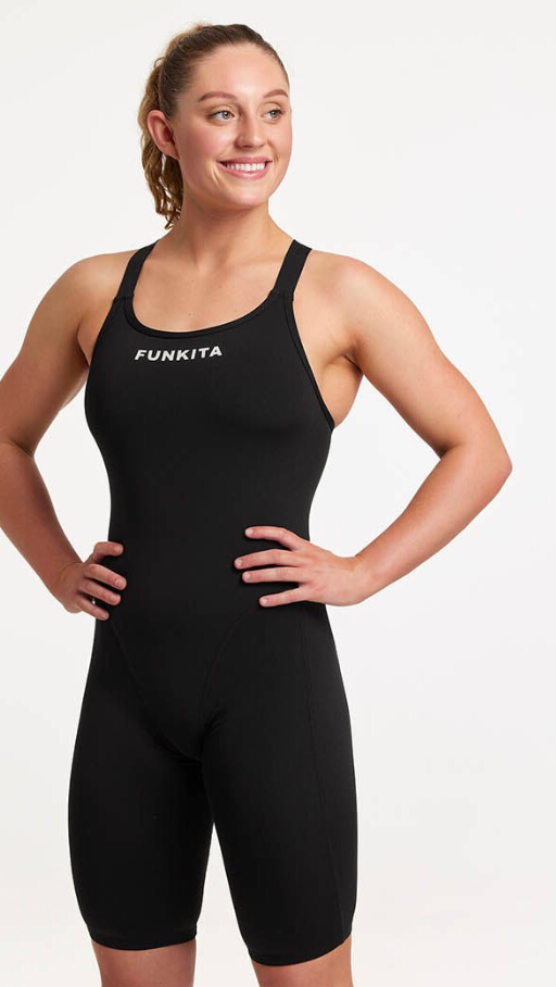 Funkita Womens Fast Legs Knee Suit - Still black