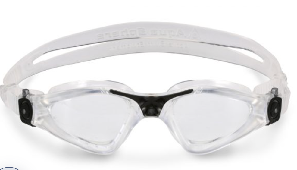 Aquasphere Kayenne - Clear Lens - Transparent/black Swim Goggles
