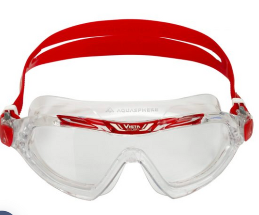 Aquasphere VistaXP - Clear Lens - Transparent/Red