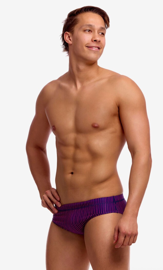 Funky Trunks Mens Briefs - Peach Tea