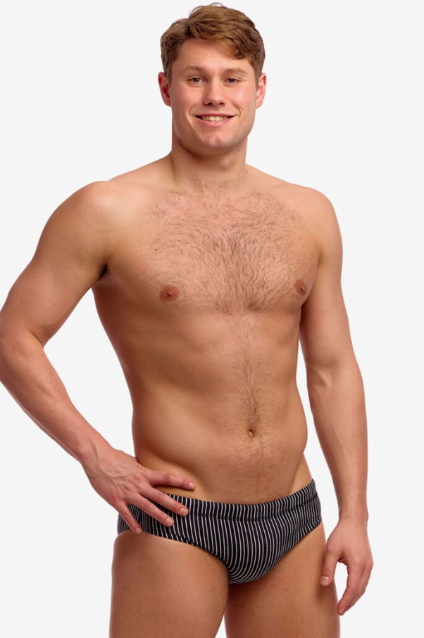 Funky Trunks Mens Briefs - Pin Stripe