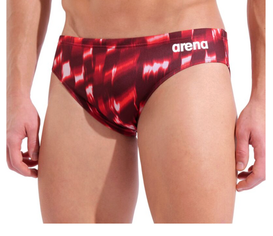 Arena Mens Wave Brief - Red