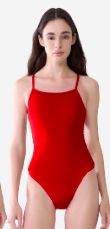 Taupoc Ladies Open Back : Red