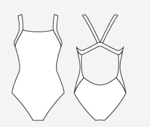 Taupoc Ladies Racer Back : Jade & Tiffany Blue