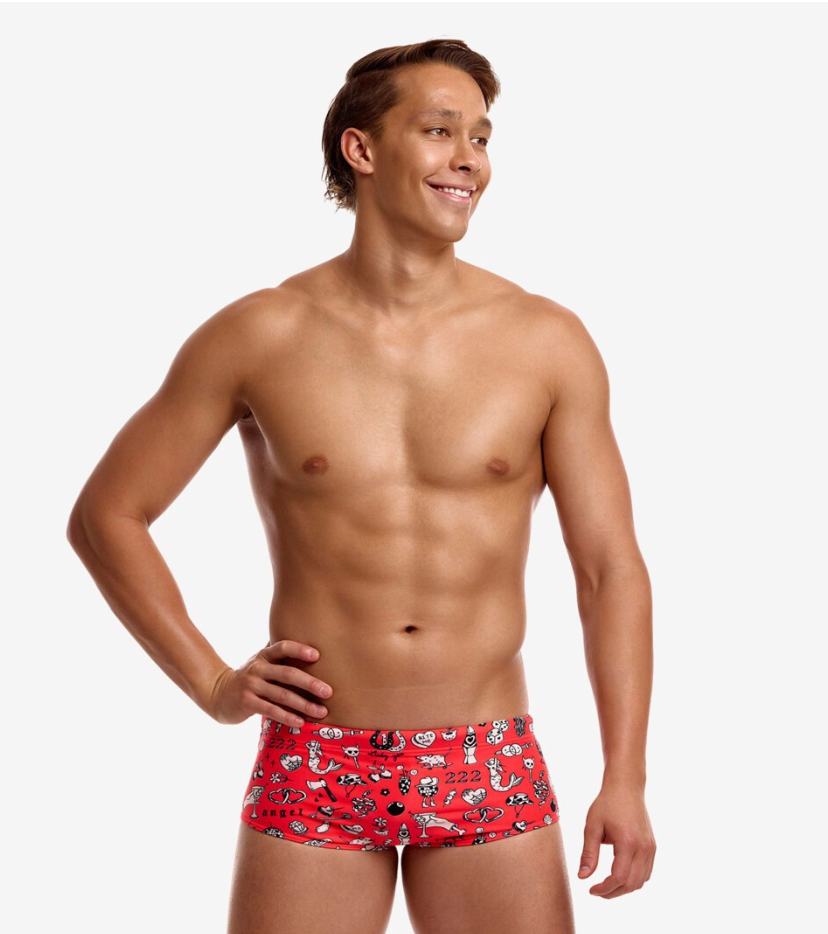 Funky Trunks Mens Sidewinder Trunks - Scribbles