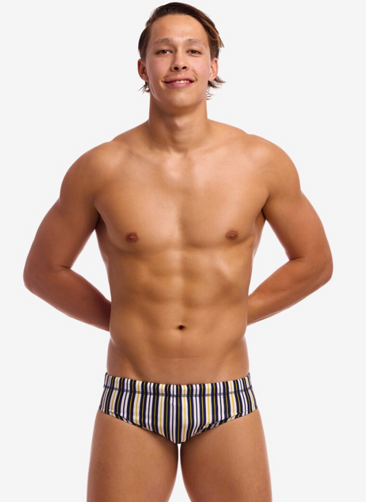 Funky Trunks Mens Briefs - Admiralty Stripe