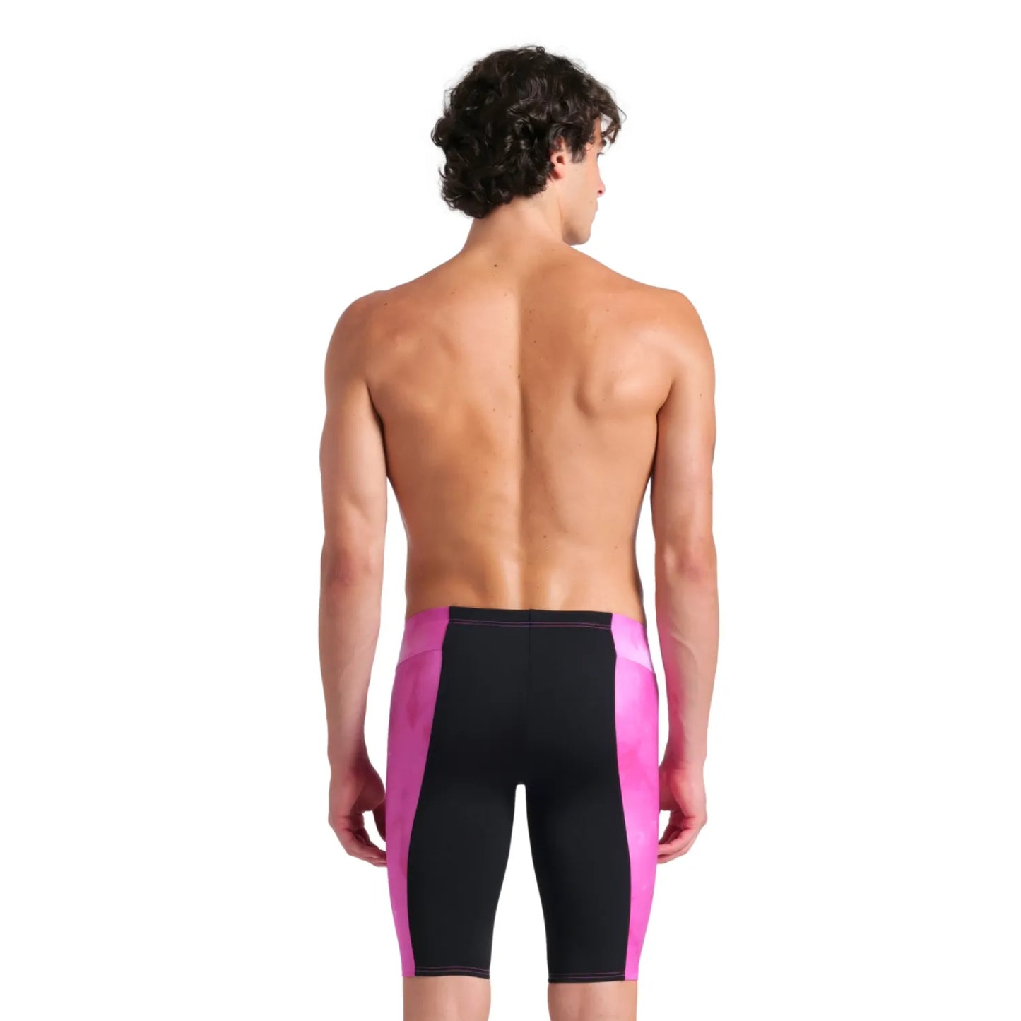 Arena Mens Jammers - Tie Dye Shocking Pink