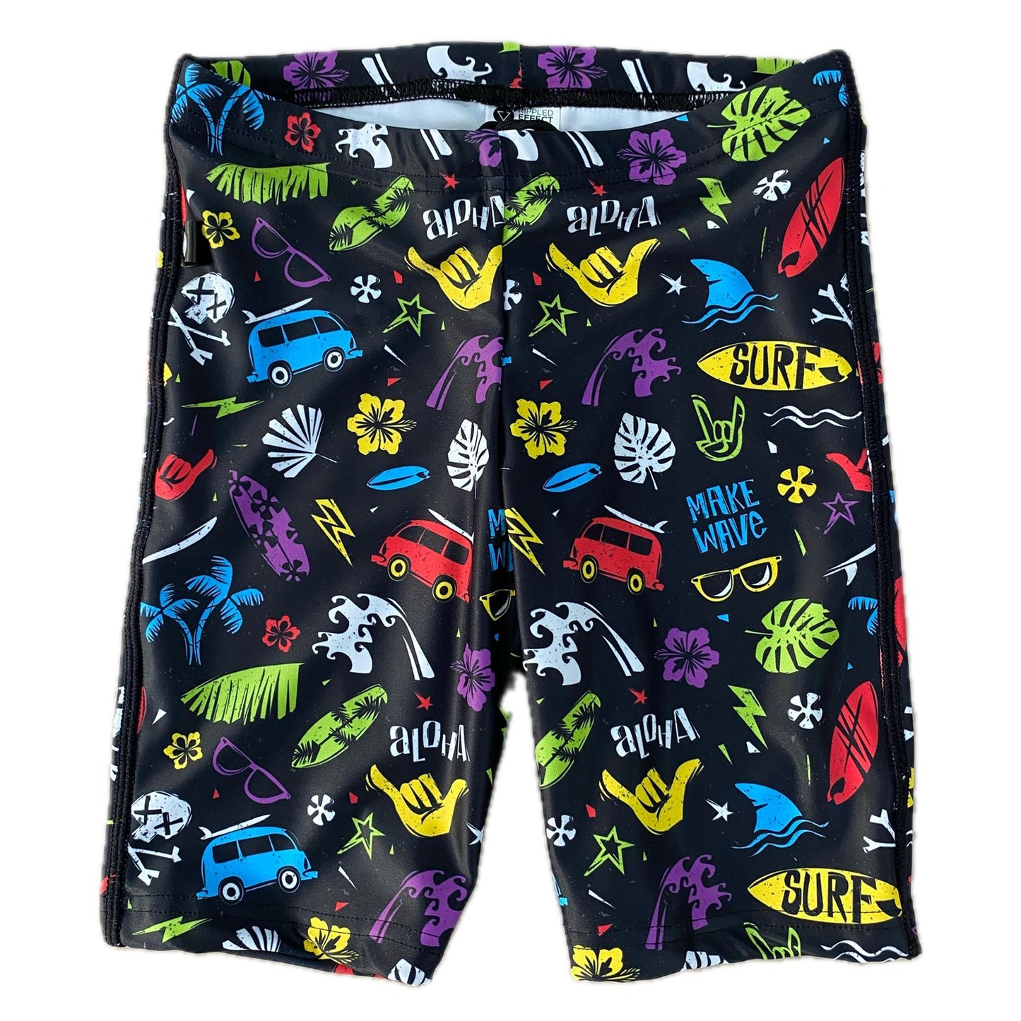 Rippled Effect Boys Jammers - Surfer