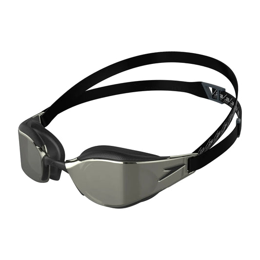 Speedo Fastskin Hyper Elite Mirror Goggle - Black/Oxid Grey/Silver