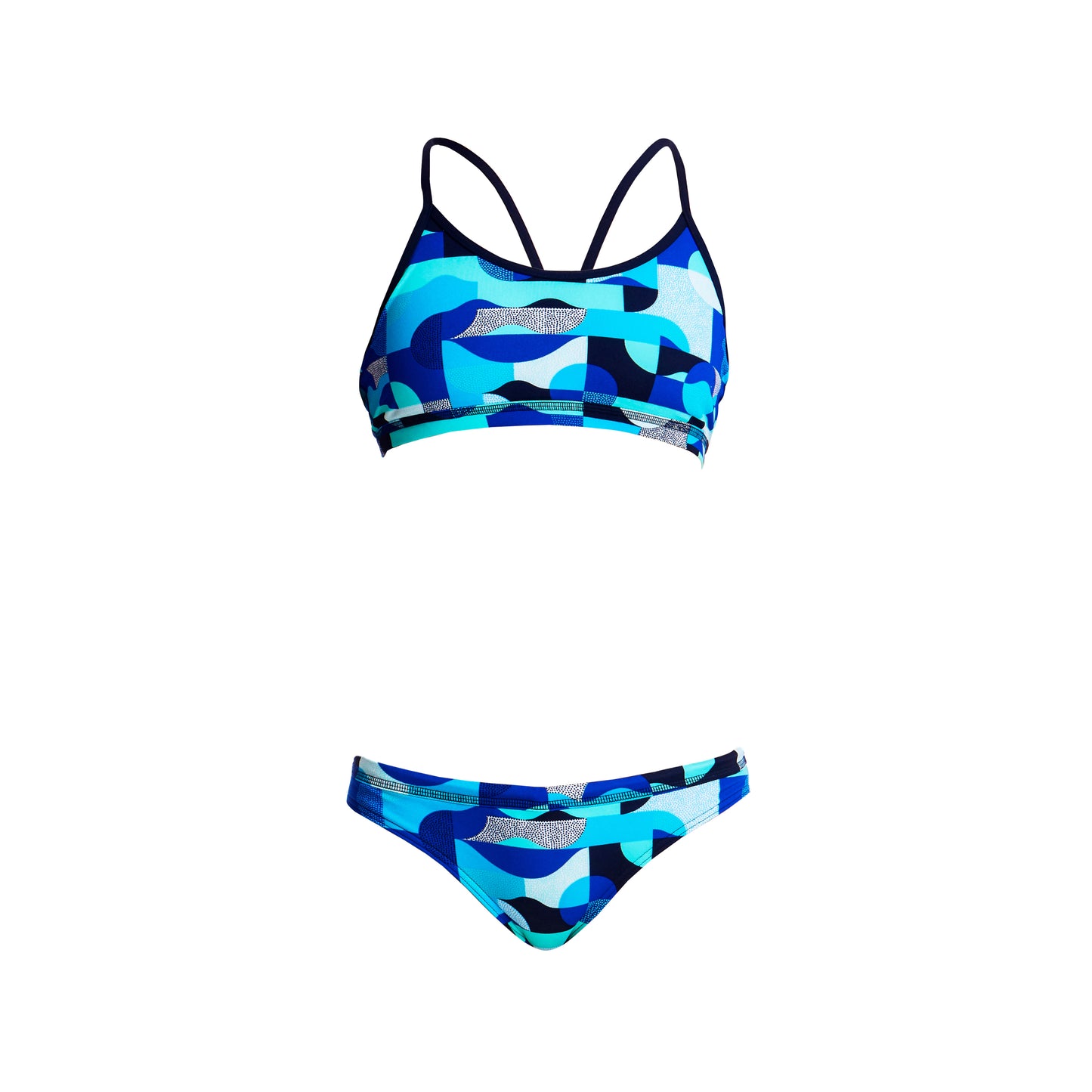 Funkita Girls Racerback Two Piece - Sea Spray