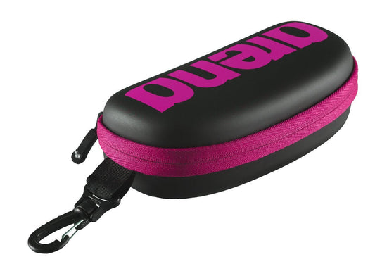 Arena Goggle Case: Black/Fuscia