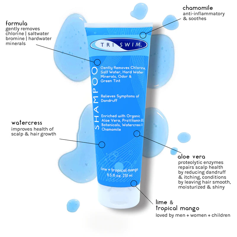 TriSwim Chlorine Removal Shampoo (250ml) - Lime + Mango