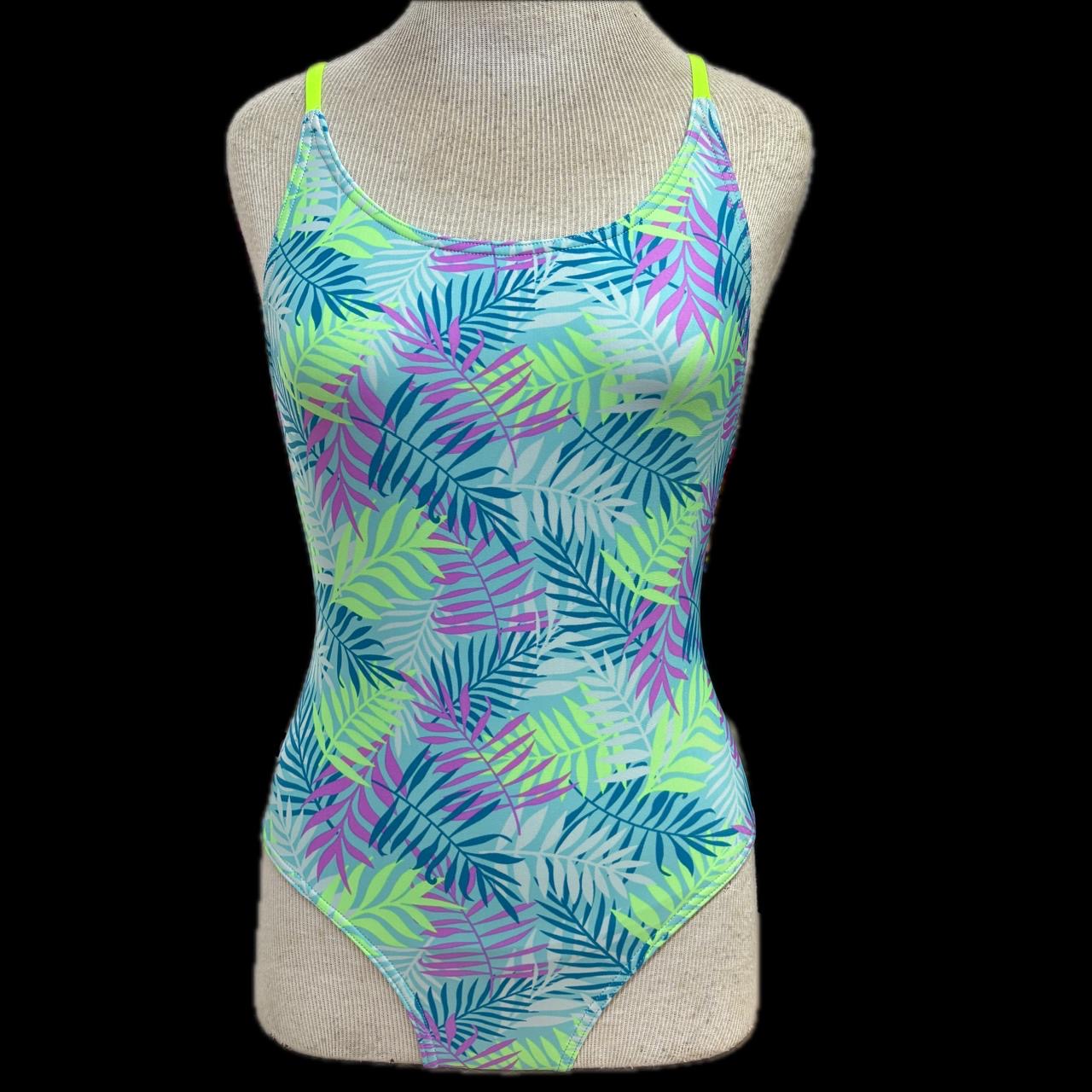 Rippled Effect Girls One Piece -Lumo Ferns