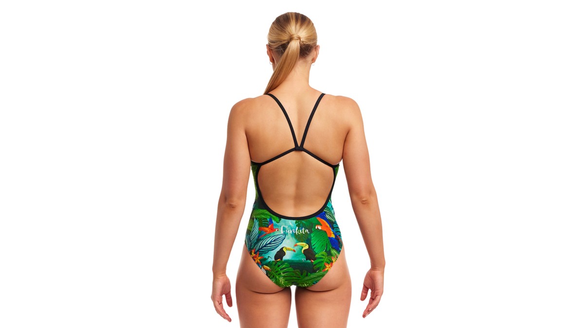 Funkita Womens Single Strap One Piece - Lost Forest