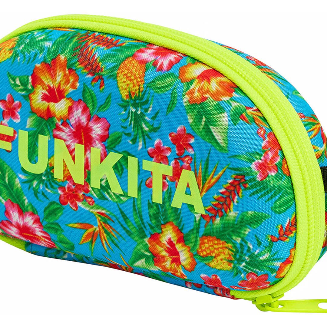 Funky Trunks Goggle Case: Blue Hawaii