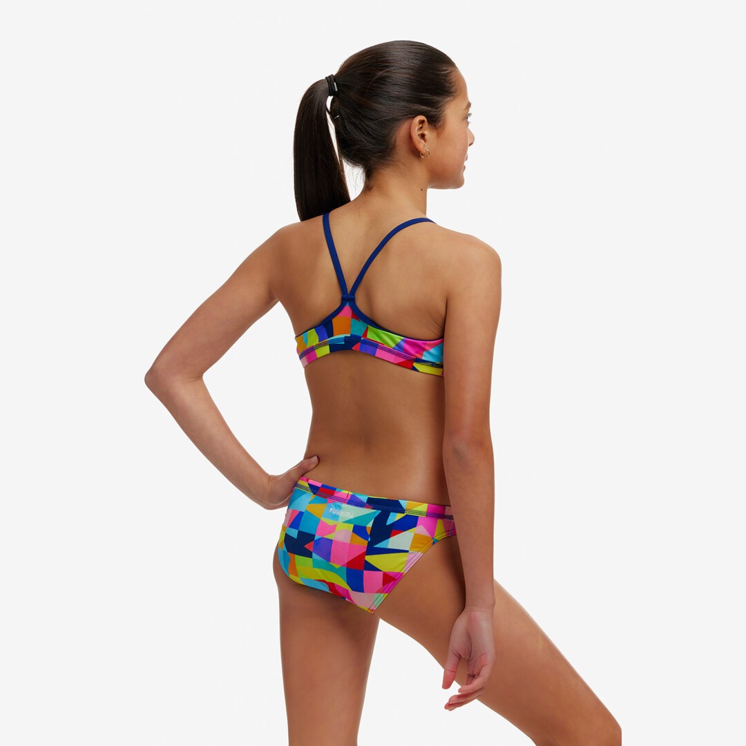 Funkita Girls Two Piece - On the Grid