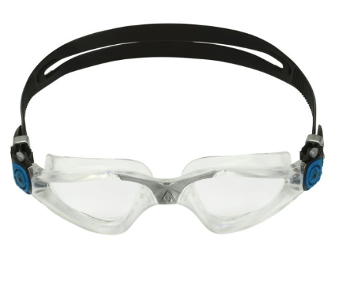 Aquasphere Kayenne - Clear Lens - Transparent/Silver/Petrol Swim Goggles