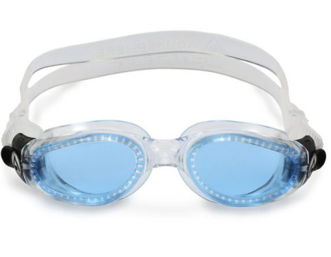 Aquasphere Kaiman Compact - Blue Tinted Lens - Transparent/Transparent Swim Goggles